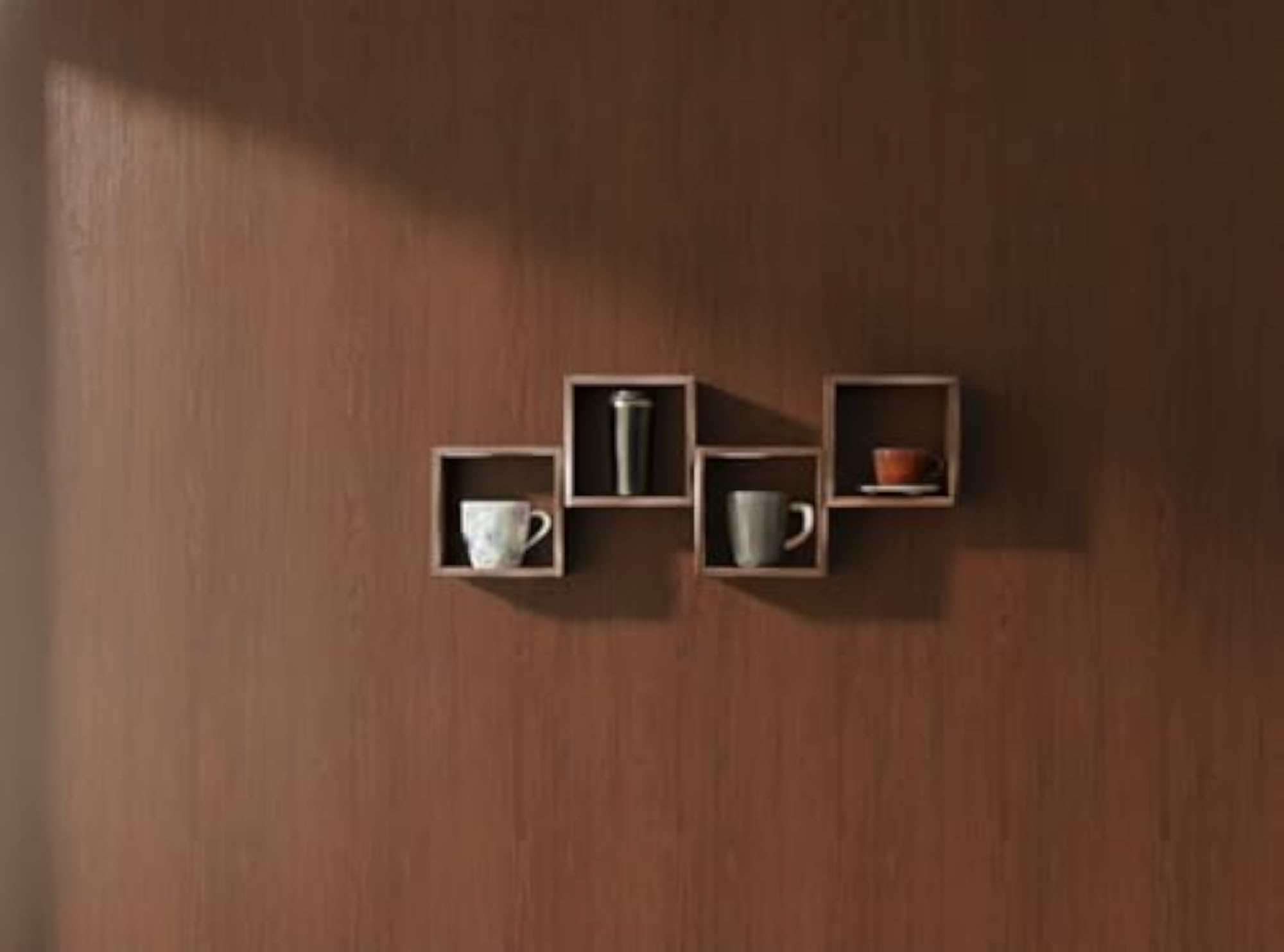 Cream Grain Stylish Wall Decor Unit for Storage